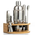 Premium Cocktail Shaker Set — 12 Piece Stainless Steel Bar Kit