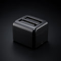 Automatic card shuffler in matte black