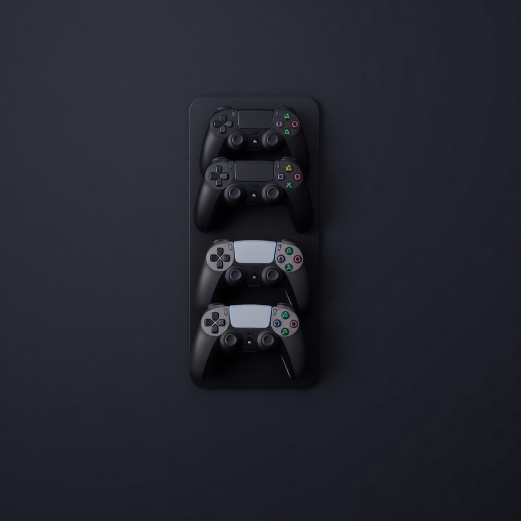 Wall-Mounted Controller Display Rack
