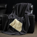 Sherpa Cinema Blanket with Foot Pocket